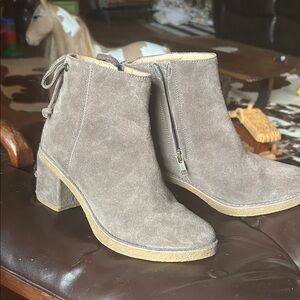 UGG Brown Suede Ankle Booties